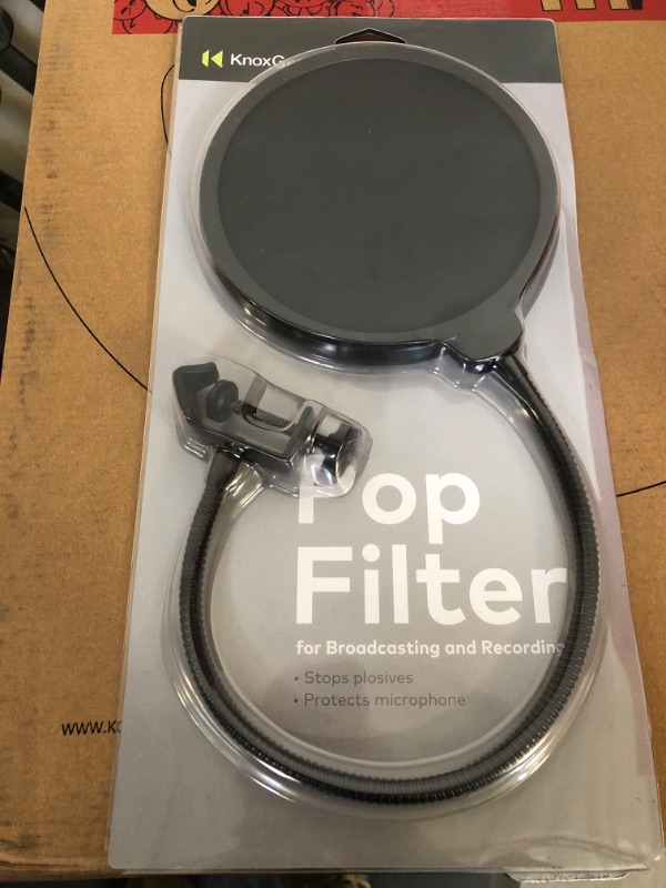 Photo 2 of Knox Gear Pop Filter for Broadcasting and Recording Microphones
