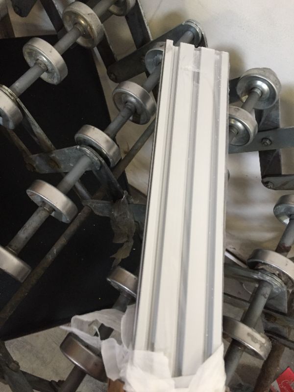 Photo 2 of 2PCS 20 Series T Slot 2060 Aluminum Extrusion Profile 23.6'',European Standard Anodized Linear Rail for 3D Printer Parts and CNC DIY 600mm Silver(23.6inch) Silver 2PCS 600mm(23.6'')