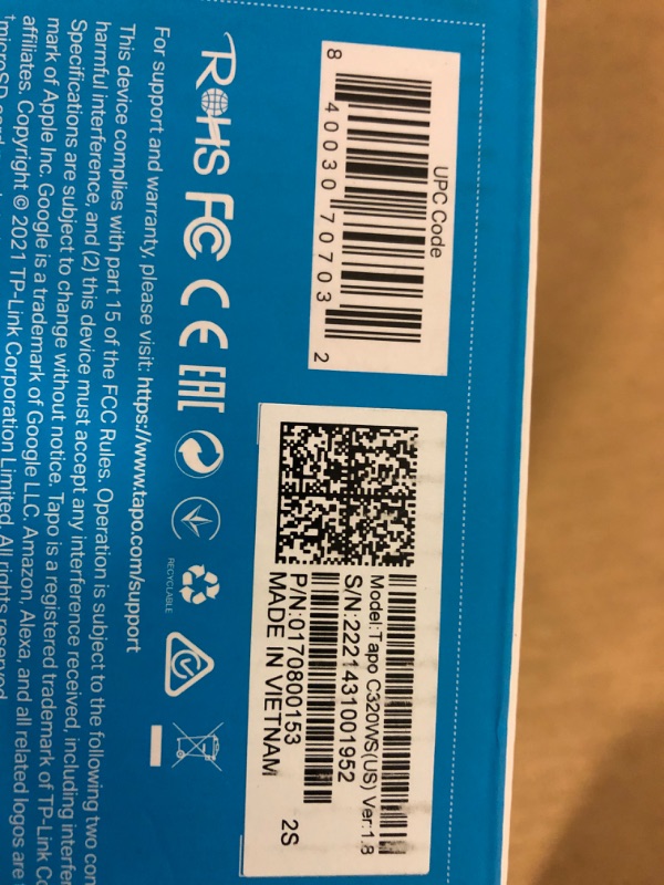 Photo 3 of TP-Link Tapo 2K QHD Security Camera Outdoor Wired, Starlight Sensor for Color Night Vision, Free AI Detection, Works with Alexa & Google Home, Built-in Siren, Cloud/SD Card Storage (Tapo C320WS) 2K w/ Starlight Sensor