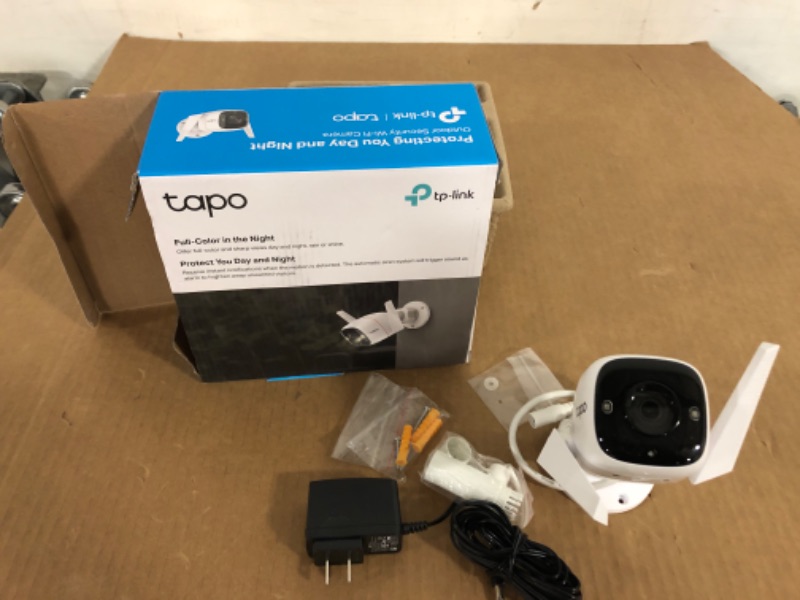 Photo 2 of TP-Link Tapo 2K QHD Security Camera Outdoor Wired, Starlight Sensor for Color Night Vision, Free AI Detection, Works with Alexa & Google Home, Built-in Siren, Cloud/SD Card Storage (Tapo C320WS) 2K w/ Starlight Sensor