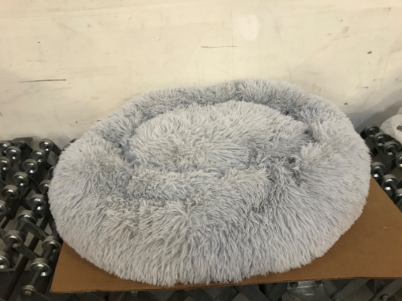 Photo 3 of Active Pets Plush Calming Dog Bed, Donut Dog Bed for Small Dogs, Medium & Large, Anti Anxiety Dog Bed, Soft Fuzzy Calming Bed for Dogs & Cats, Comfy Cat Bed, Marshmallow Cuddler Nest Calming Pet Bed