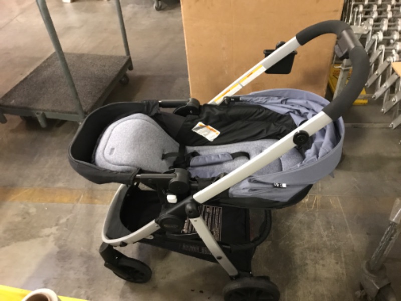 Photo 2 of Graco Modes Pramette Travel System, Includes Baby Stroller with True Pram Mode, Reversible Seat, One Hand Fold, Extra Storage,