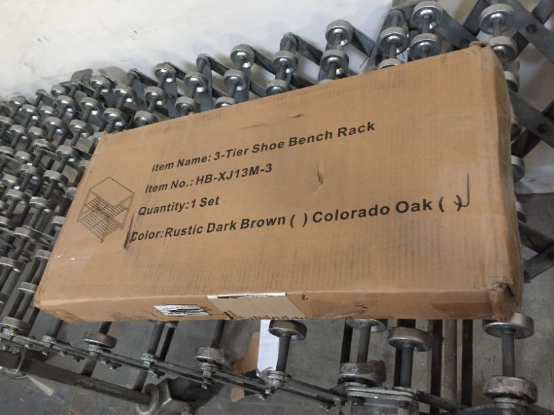 Photo 1 of 3 TIER SHOE BENCH RACK