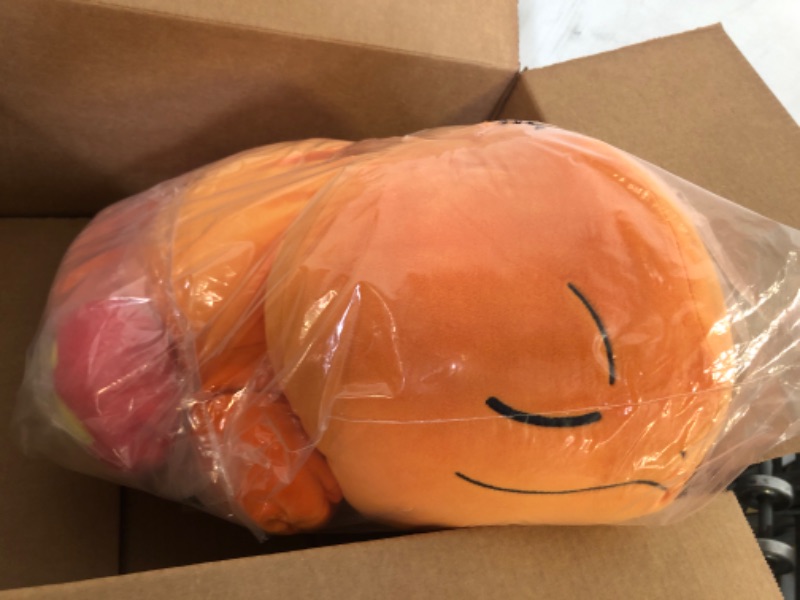 Photo 1 of Pokemon Charmander Plush, 18-Inch Plush Toy - Adorable Sleeping Charmander - Ultra-Soft Plush Material, Perfect for Playing, Cuddling & Sleeping - Gotta Catch ‘Em All
