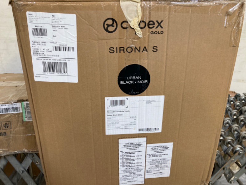 Photo 1 of Cybex Sirona S with Convertible Car Seat, 360° Rotating Seat, Rear-Facing or Forward-Facing Car Seat, Easy Installation, SensorSafe Chest Clip, Instant Safety Alerts, Urban Black Car Seat Urban Black