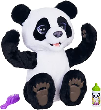 Photo 1 of furReal Plum, The Curious Panda Cub Interactive Plush Toy, Ages 4 and Up