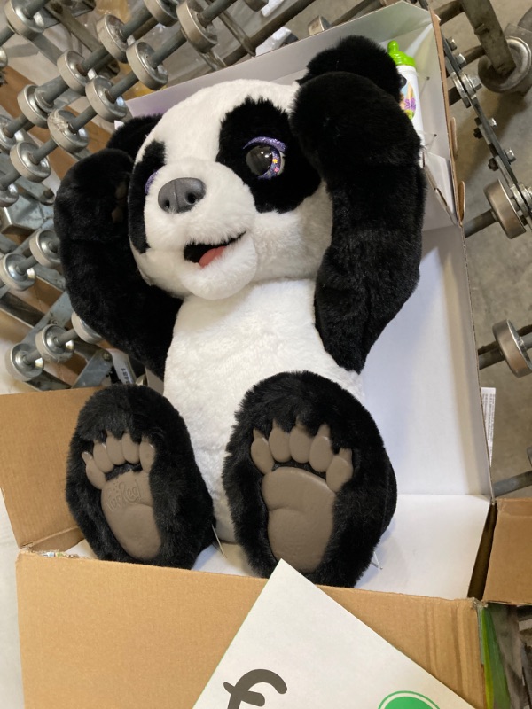 Photo 3 of furReal Plum, The Curious Panda Cub Interactive Plush Toy, Ages 4 and Up