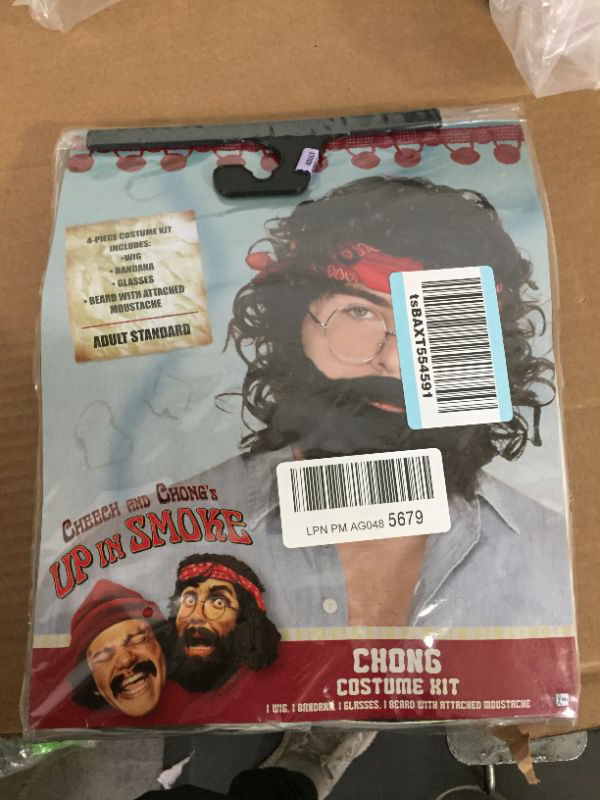 Photo 1 of amscan, Adult Chong Costume Accessory Kit - One Size, Multicolor - 1 Set