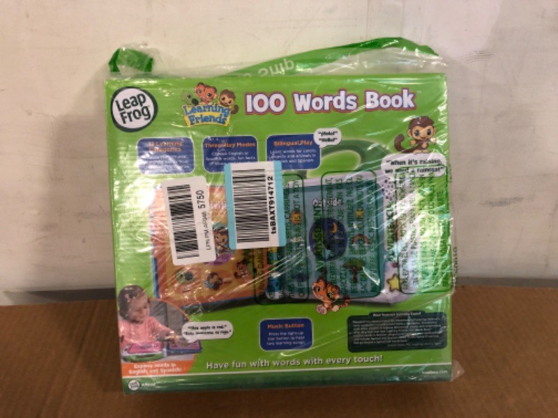 Photo 3 of LeapFrog Learning Friends 100 Words Book Learning Friends Standard Packaging