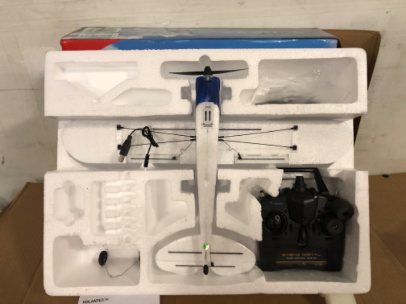 Photo 2 of 
VOLANTEXRC RC Plane 4-CH Control with Aileron RC Aircraft Plane Ready to Fly with 6-axis Stabilizer System One-Key Aerobatic Perfect for Beginner Practice...