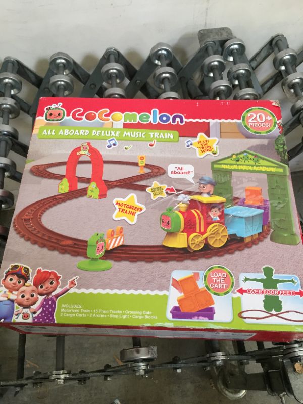 Photo 3 of CoComelon All Aboard Musical Train with Bonus Pieces, Officially Licensed Kids Toys for Ages 18 Month, Gifts and Presents, Amazon Exclusive