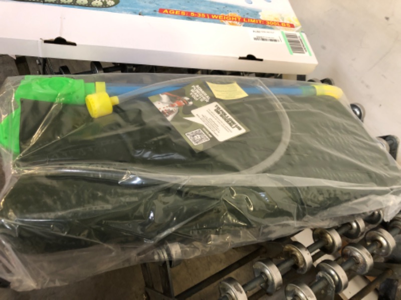 Photo 1 of The Original Pool Punisher Inflatable Tank Pool Float - Blast Water up to 50 ft with our Fun Pool Toy - Put Multiple People in our Giant Pool Floats to Make Fun Pool Games for Adults - For All Ages 5+