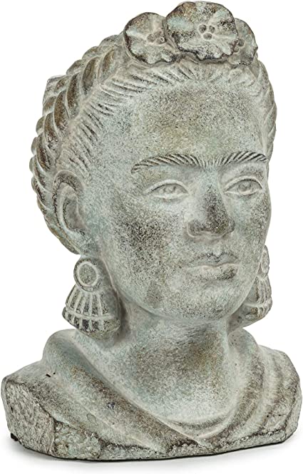 Photo 1 of Abbott Collection 27-KAHLO-201-SM Small Frida Head Planter, Grey