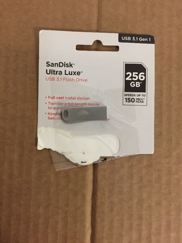 Photo 2 of Sandisk 256Gb Ultra Luxe Usb 3.1 Gen 1 Flash Drive - Sdcz74-256G-G46