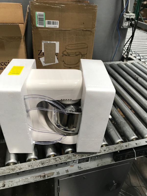 Photo 1 of Stand Mixer, Zuccie 4.5L Mixers Kitchen Electric Stand Mixer, 380W Motor Power Food Mixer, 8+P-Speed Dough Mixer with Dough Hook, Wire Whip & Beater, White 5QT White