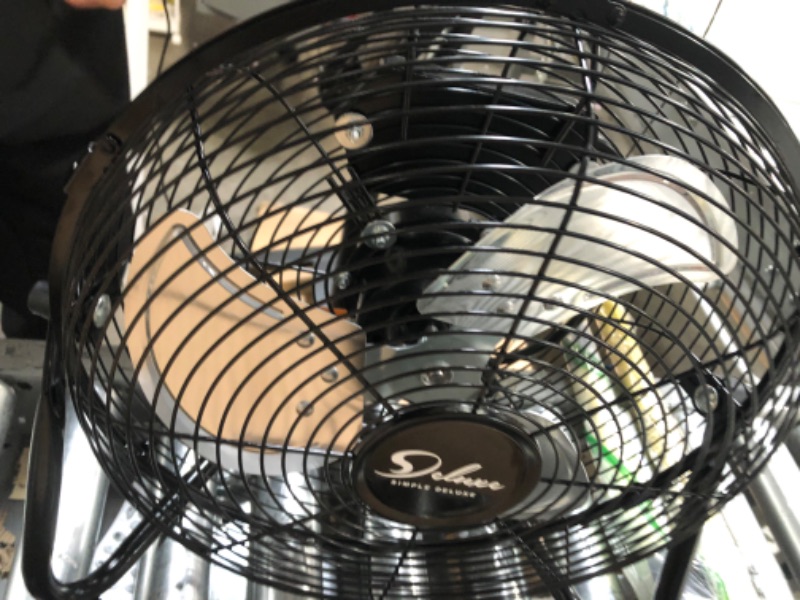 Photo 1 of 12" floor fan black 