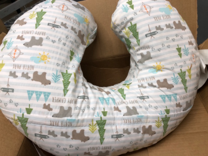 Photo 3 of Boppy Original Nursing Support, FKA Boppy Nursing Pillow, North Park, Ergonomic Breastfeeding, Bottle Feeding, and Bonding, Hypoallergenic Fiber Fill, Removable Cover, Machine Washable