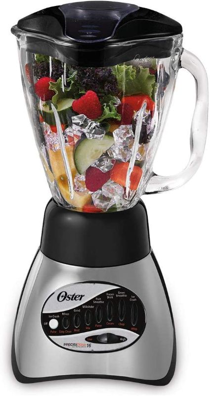 Photo 1 of *Tested* Oster 6812-001 Core 16-Speed Blender with Glass Jar, Black
