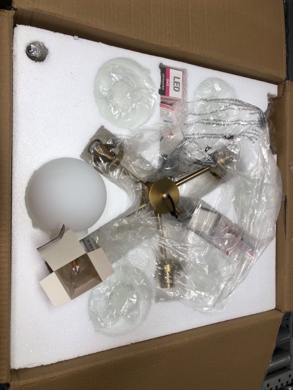 Photo 1 of ***Parts Only***WINGBO 5-Light Modern Chandelier,