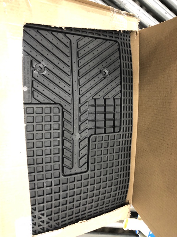 Photo 2 of Husky Liners | Uni-fit / Universal Automotive Floor Mats | Fits Cars, Trucks, Vans, SUV's | Black | 51502 | All Weather Protection | EASY TRIM TO FIT