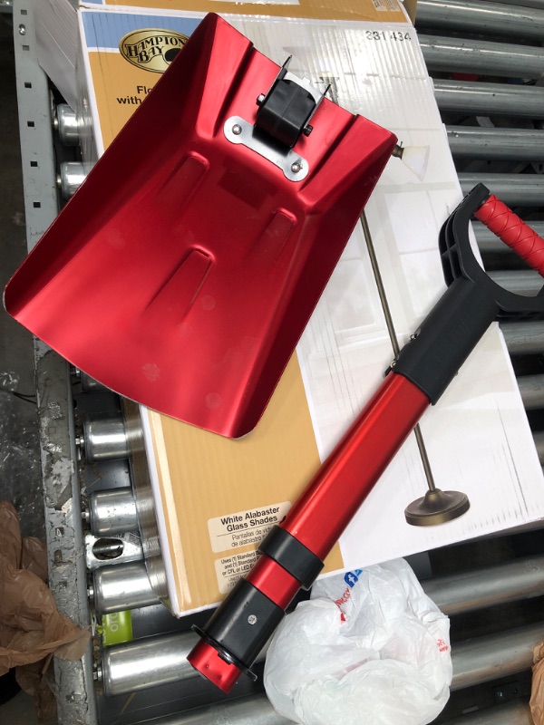 Photo 3 of **USED**
AstroAI 39" Folding Snow Shovel for Car, Extendable Snow Shovel with Thickened Aluminum Handle and Reinforced Iron Hinge, Portable and Multifunctional for Cars, Snowmobiles, Camping and Mud, Red