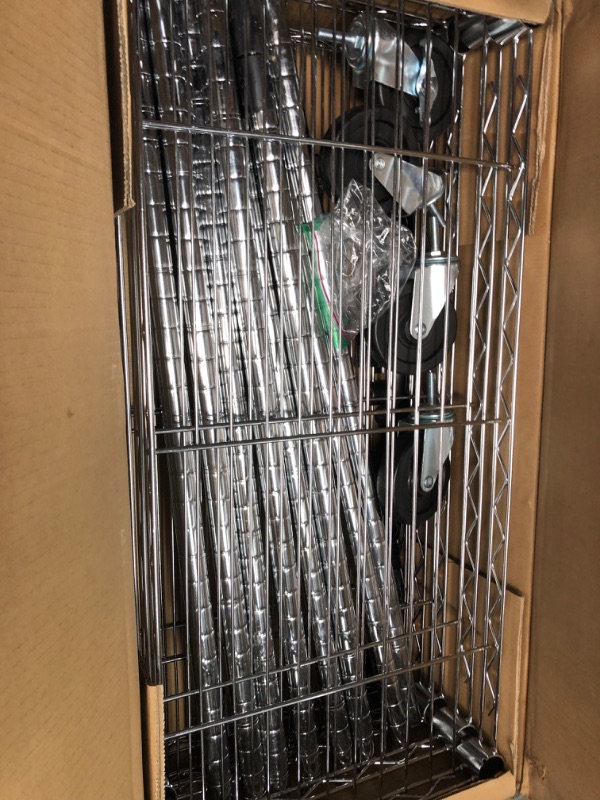 Photo 1 of ***SEE NOTES***Amazon Basics 5-Shelf Adjustable, Heavy Duty Storage Shelving Unit