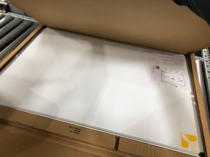 Photo 1 of XBoard Magnetic Dry Erase Board/Whiteboard, 36 X 24 Inches, Double Sided White Board,1 Dry Eraser & 3 Dry Erase Markers & 4 Push Pin Magnets 36" x 24"
