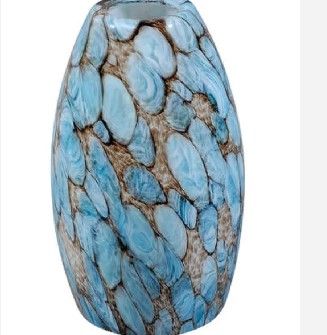 Photo 1 of 1 Replacement DROP PENDANT LIGHT "GLASS SHADE" Pick: BLUE BROWN PEBBLE HONEYCOMB
