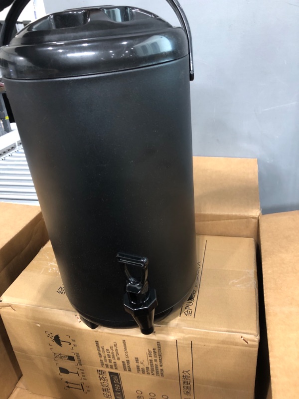 Photo 2 of ****** comes with two********Stainless Steel Insulated Beverage Dispenser 10 Liter/2.64 Gallon with Spigot for tea, coffee, cold milk, water, juice in parties, offices, weddings (10 Liter/2.64 Gallon)