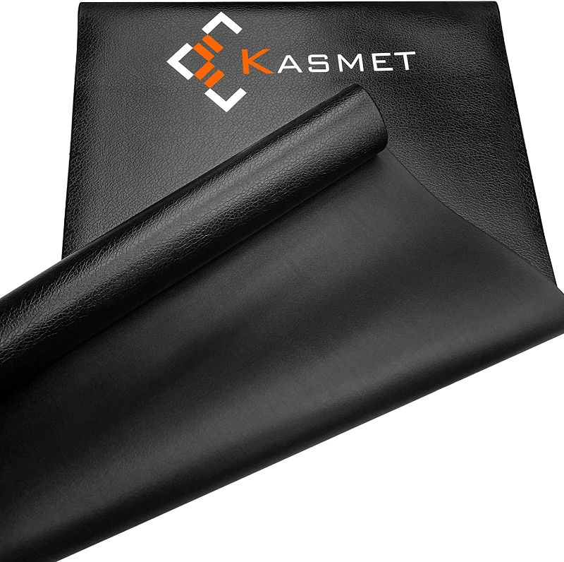 Photo 1 of KASMET Treadmill Mat for Hardwood Floor, Non-Slip Gym Mat for Any Home Exercise Equipment, Mats for Exercise Bike, Home Gym Floor Protection Mat for Workout Equipment (?S-47.2x27.5x0.24 in)
