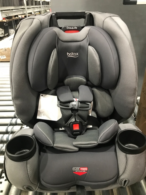 Photo 3 of Britax One4Life ClickTight All-in-One Car Seat – 10 Years of Use – Infant, Convertible, Booster – 5 to 120 pounds - SafeWash Fabric, Drift Drift [New Version]