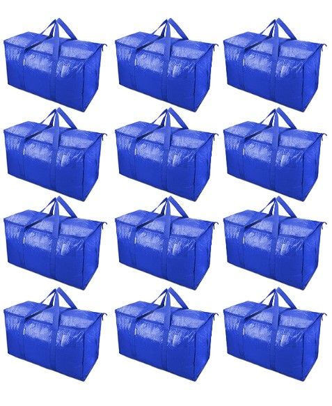 Photo 1 of 12 Pack Extra Large Moving Bags+6-Pack Oversized Moving Bags
