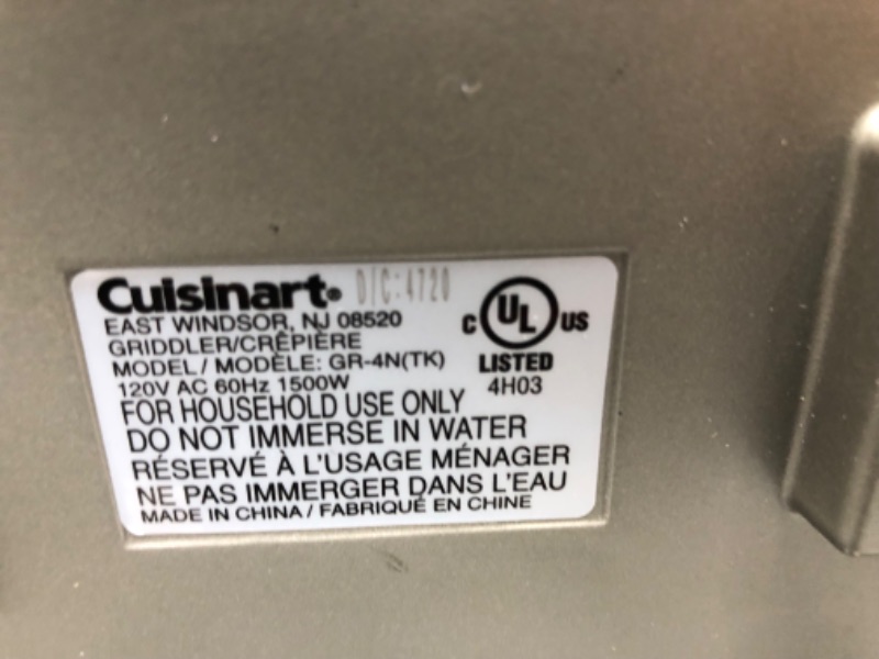 Photo 1 of Panini Press by Cuisinart, Stainless Steel Griddler, Sandwich Maker & More, 5-IN-1, GR-4NP1 and CPT-160 Metal Classic 2-Slice Toaster, Brushed Stainless Gridder Brushed Stainless Steel Griddler + Toaster, 2-Slice