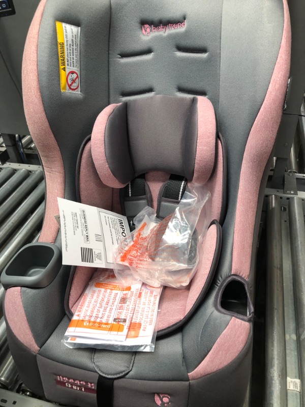 Photo 4 of Baby Trend Trooper 3-in-1 Convertible Car Seat, Cassis Pink