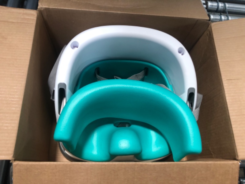 Photo 2 of Baby Einstein Dine & Discover Multi-Use Booster Feeding & Floor Activity Seat with Self-Storing Tray
