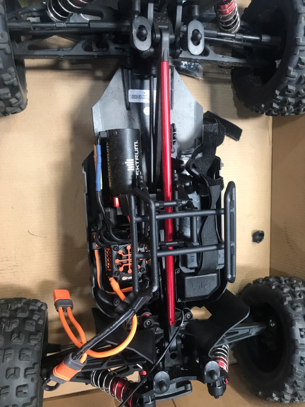 Photo 3 of ARRMA RC Truck 1/8 KRATON 6S V5 4WD BLX Speed Monster Truck with Spektrum Firma RTR, Red, ARA8608V5T1