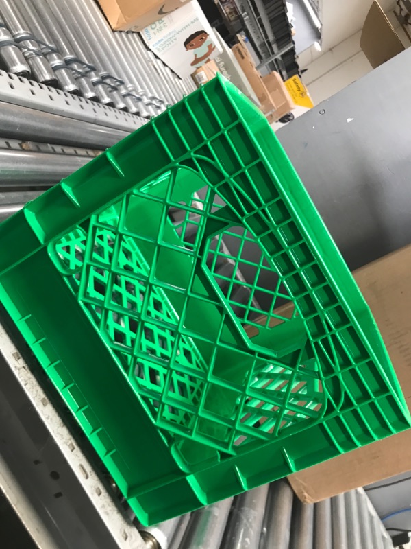 Photo 1 of 2 pack of green milk crates