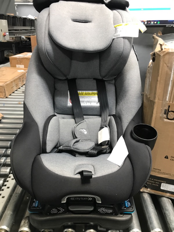 Photo 2 of Baby Jogger City Turn Rotating Convertible Car Seat | Unique Turning Car Seat Rotates for Easy in and Out, Onyx Black