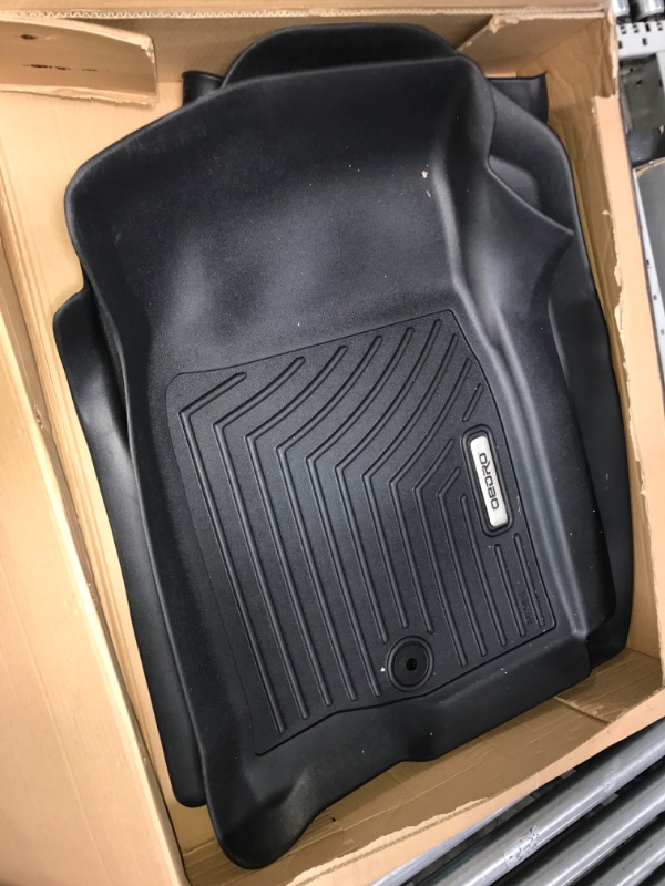 Photo 1 of OEDRO Floor Mats 3 Row Liner Set Compatible with 2021-2023 Chevrolet Tahoe/GMC Yukon(Yukon Denali)/Cadillac Escalade (Only Fits with 2nd Row Bucket Seats), Black TPE All-Weather Guard 2021-2023 Bucket Seat
