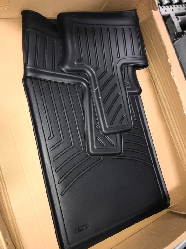 Photo 1 of OEDRO Floor Mats 3 Row Liner Set Compatible with 2021-2023 Chevrolet Tahoe/GMC Yukon(Yukon Denali)/Cadillac Escalade (Only Fits with 2nd Row Bucket Seats), Black TPE All-Weather Guard 2021-2023 Bucket Seat