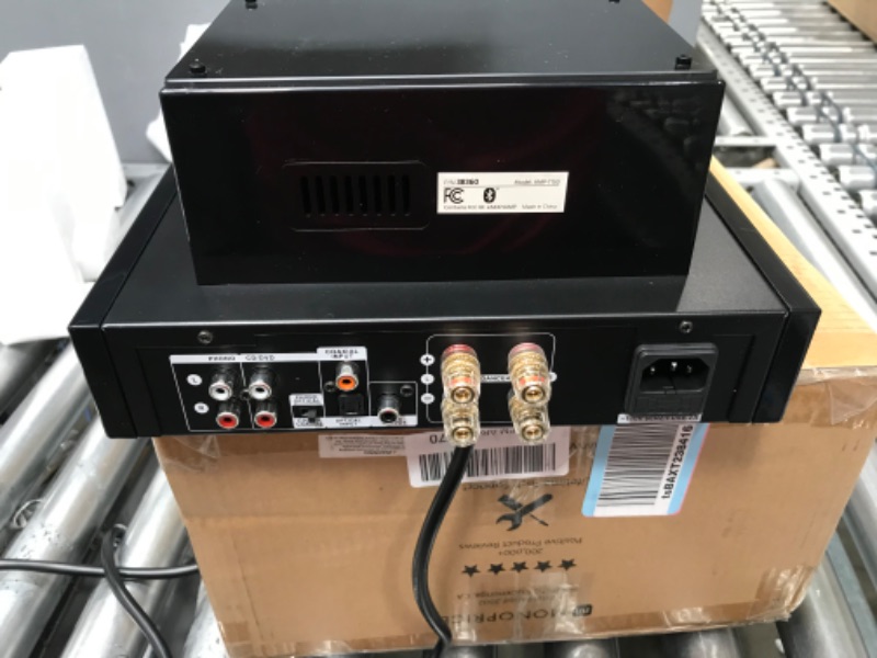 Photo 4 of Monoprice Stereo Hybrid Tube Amplifier 2019 Edition, 25 Watt with Bluetooth, Wired RCA, Optical, Coaxial, and USB Connections, and Subwoofer Out