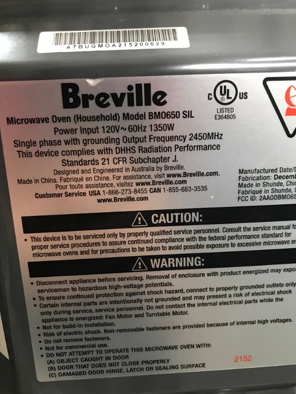 Photo 8 of Breville Compact Wave™ Soft Close Microwave
