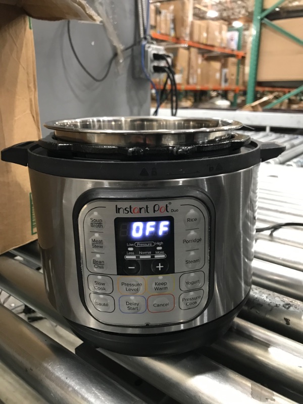 Photo 7 of **SEE NOTES**
Instant Pot Duo 7-in-1 Electric Pressure Cooker, 3 Quart
