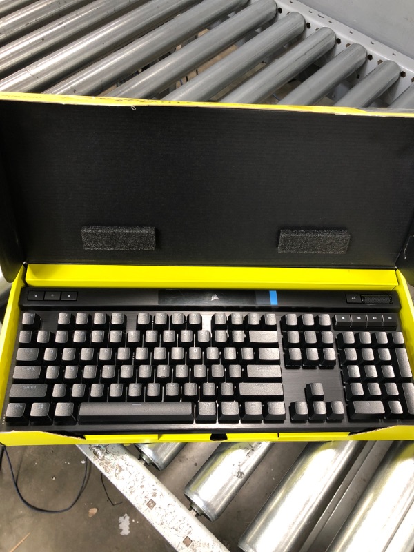 Photo 1 of Corsair K70 RGB PRO Wired Mechanical Gaming Keyboard (Cherry MX RGB Red Switches: Linear and Fast, 8,000Hz Hyper-Polling, PBT Double-Shot PRO Keycaps, Soft-Touch Palm Rest) QWERTY, NA - Black K70 RGB PRO Cherry Red- Linear Black