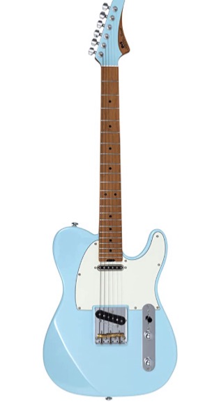 Photo 1 of M MUSI Virgo Classic Electric Guitar, Roasted Maple Compound Fingerboard, Locking Tuners, Rounded End Stainless Steel Frets, Slim C Neck, Contoured Body