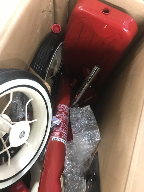 Photo 3 of Radio Flyer Classic Red 10" Tricycle for Toddlers Ages 2-4, Toddler Bike Red Tricycle