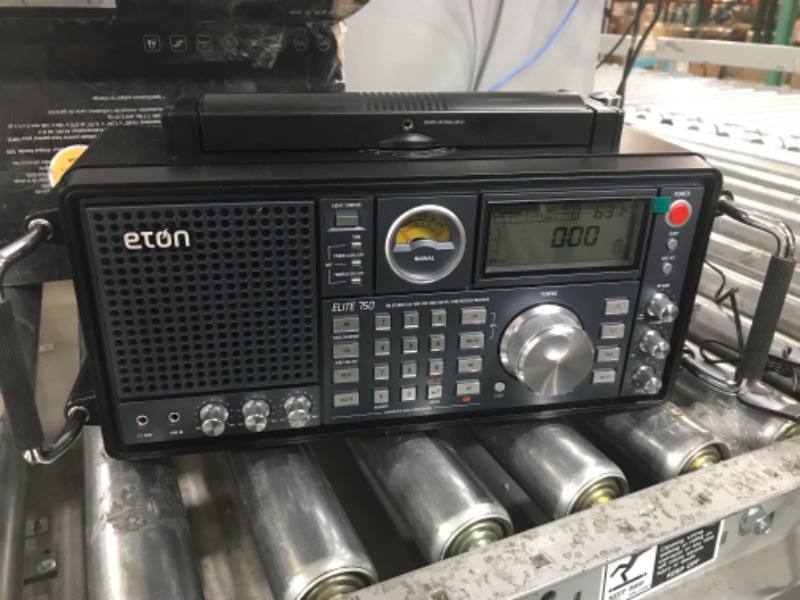 Photo 3 of Eton - Elite 750, The Classic AM/FM/LW/VHF/Shortwave Radio with Single Side Band, 360° Rotating AM Antenna, 1000 Channels, Back-Up Battery Packs, Commitment to Preparedness