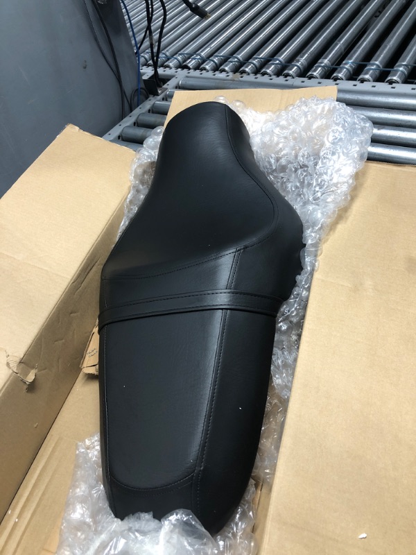 Photo 2 of ** SIMILAR** OUMURS Motorcycle Seats Compatible With Harley Sportster Seat Forty Eight Front Driver Rear Passenger Two Up Leather Seat Cushion Compatible With Harley Sportster 883 1200 2005-2019 Iron 883 2009-2021 For Sportster 883 04Up Smooth