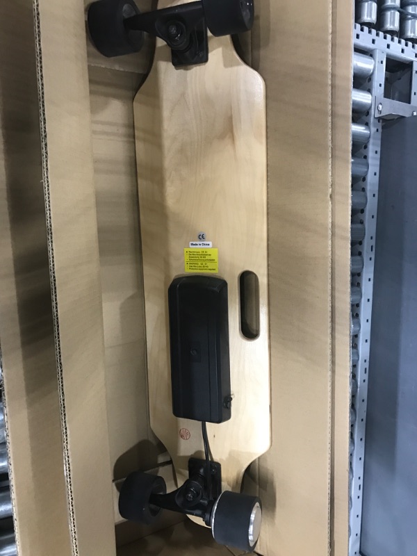 Photo 3 of ****PARTS ONLY****Electric Skateboard Youth Electric Longboard with Wireless Remote Control, 12 MPH Top Speed, 10 KM Range, 7 Layers Maple Longboard
