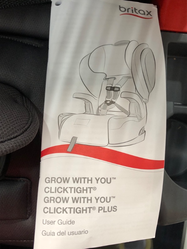 Photo 2 of Britax Grow with You ClickTight Harness-2-Booster Car Seat, Cool N Dry - Cool Flow Moisture Wicking Fabric ClickTight Cool n Dry